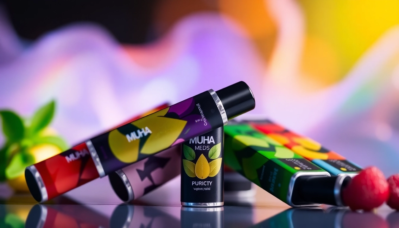 Authentic Muha Meds disposables with rich terpene profiles and sleek packaging for premium vaping sessions.