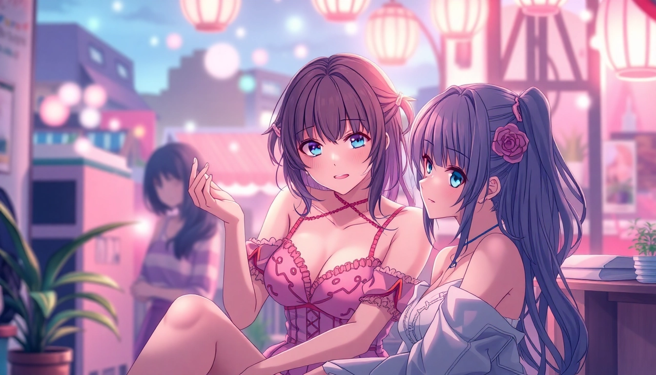Hentai AI generating detailed, realistic anime characters in dynamic poses for immersive fantasy scenes.