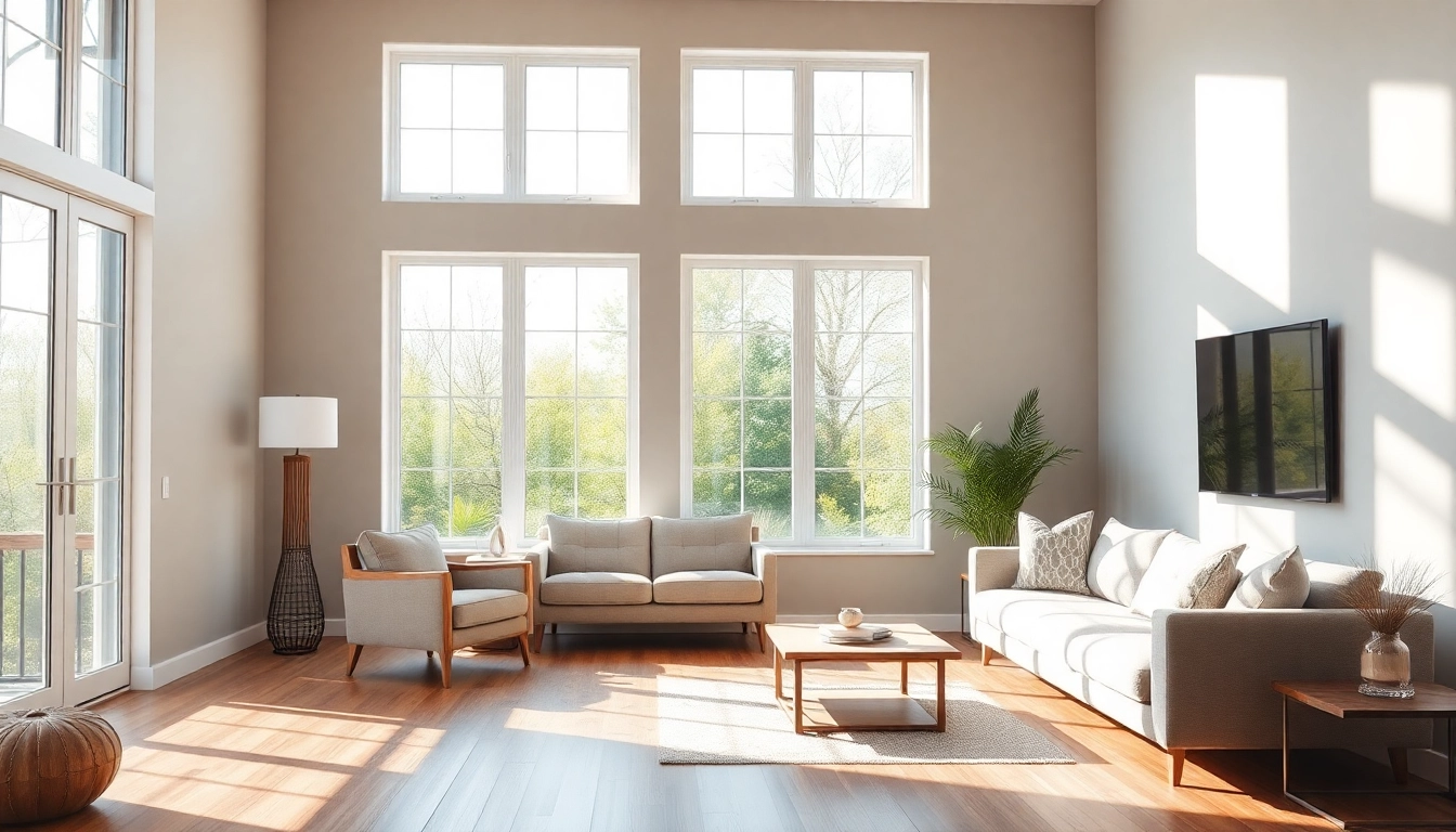 Seamless Replacement Windows upgrade featuring energy-efficient vinyl frames in bright light.