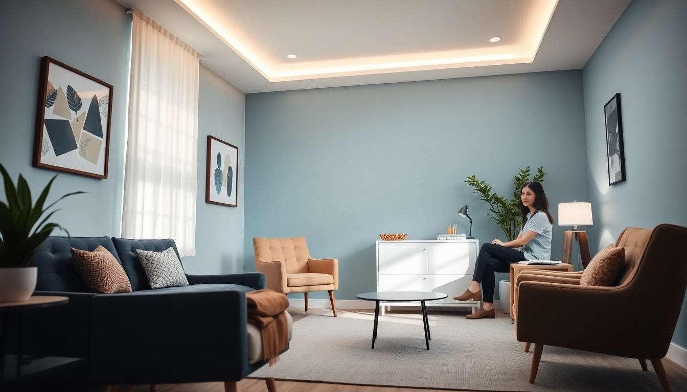 Psycholog Lublin providing compassionate therapy in a welcoming, professional setting to support mental health.