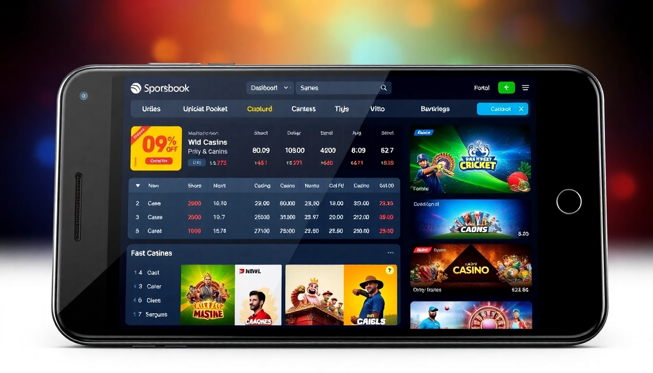 Reddybook sportsbook app showcasing live cricket betting and casino games with user-friendly interface for Indian players.