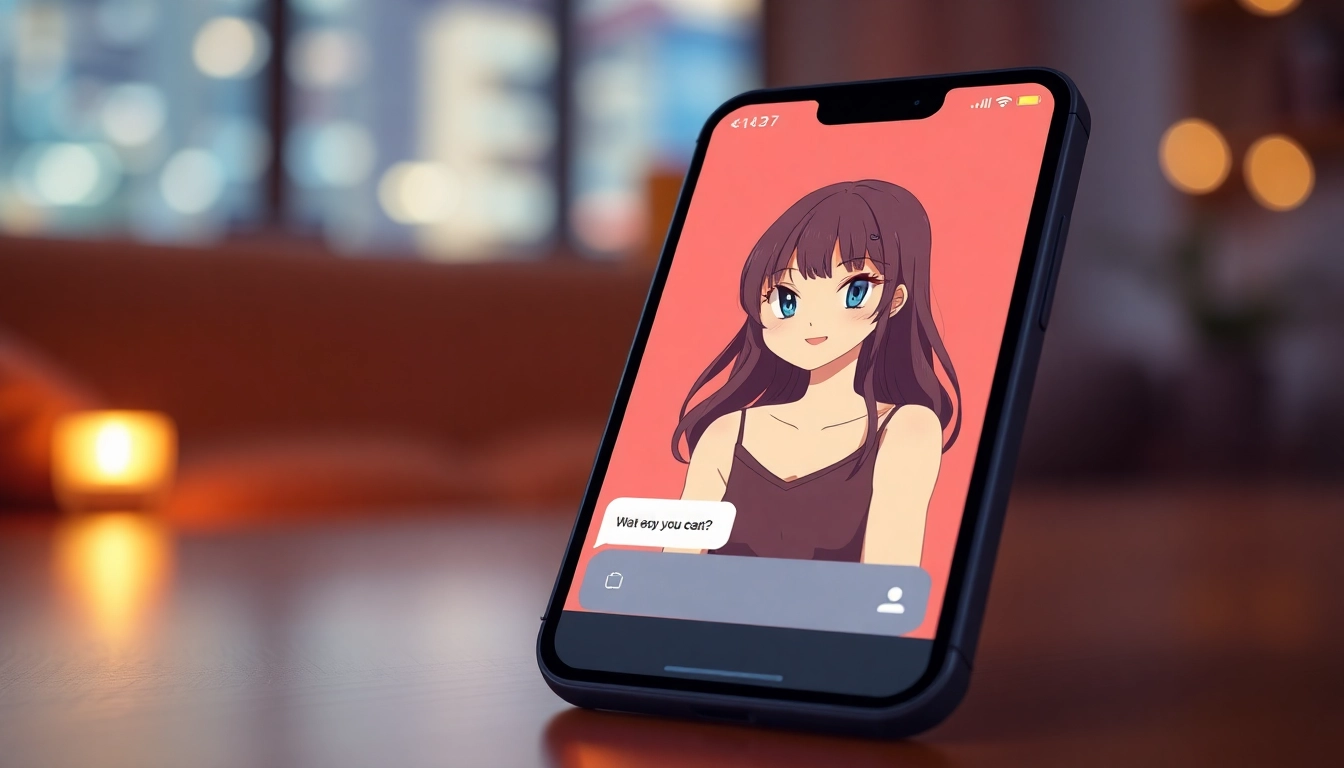 Screenshot of an AI girlfriend app showcasing a realistic, unfiltered ai girlfriend engaging in a lively chat, highlighting intimacy and personalization features for NSFW conversations.