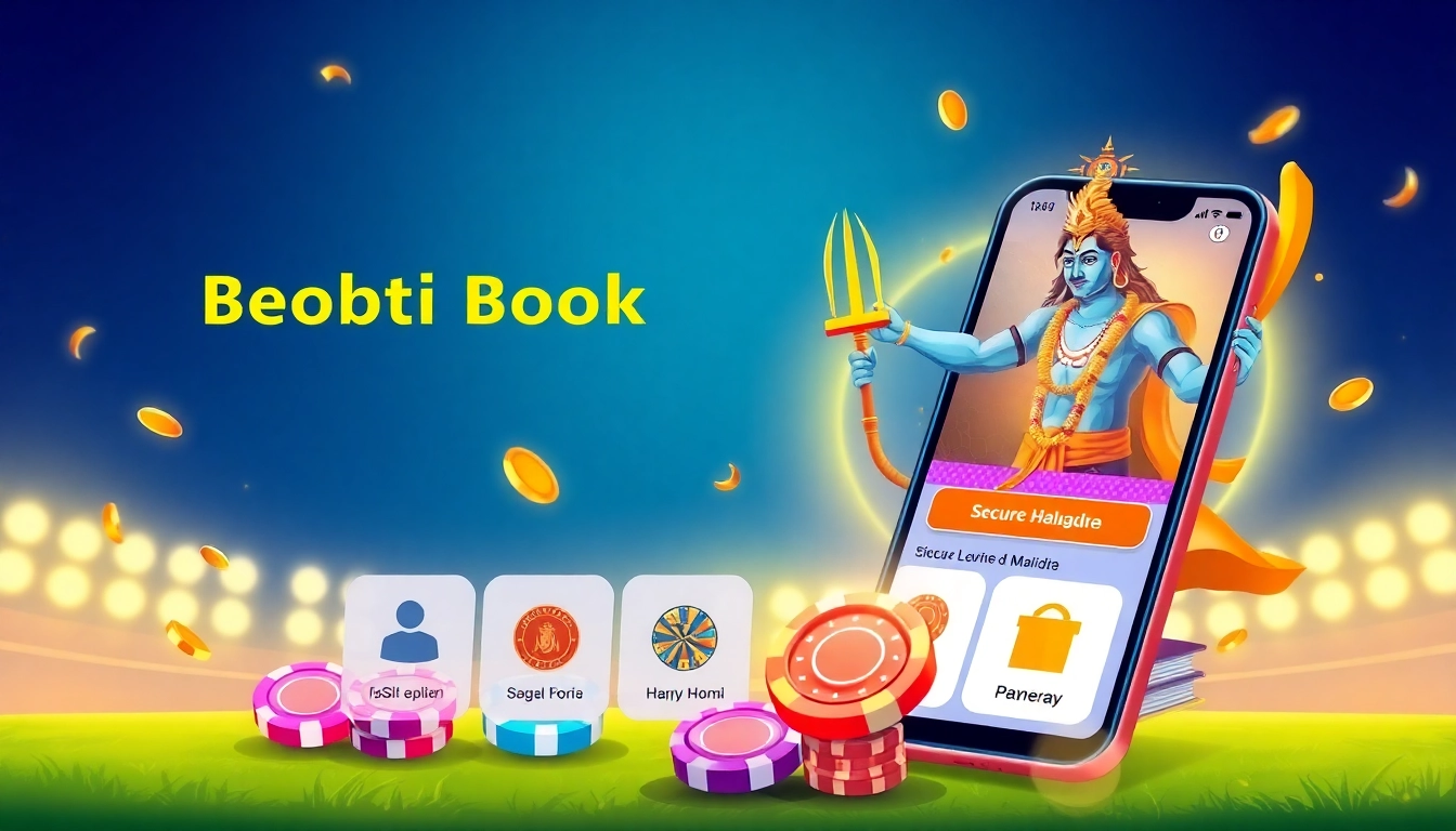Mahadev book platform showcasing secure betting, Indian cricket markets, and casino games for