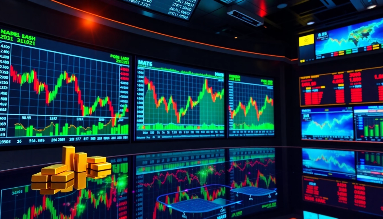 Best Stock Trading News updates featuring stock charts, gold prices, and financial data